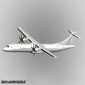 ATR 72-500 Generic white